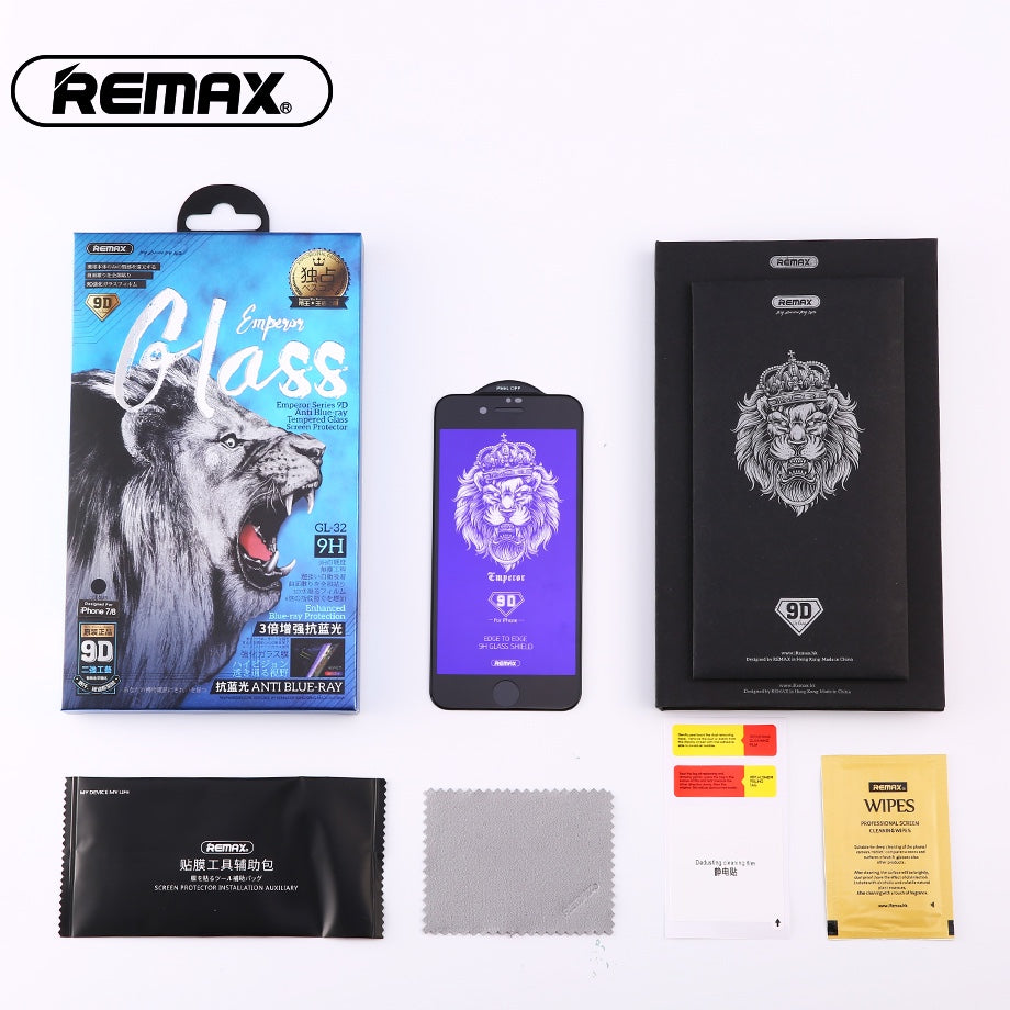 Remax Emperor Series 9D Anti Blue-ray Tempered Glass GL-32 iPhone 7/8 - White