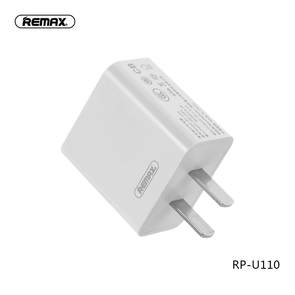 Remax Kinling Series 2.1A Single USB Charger RP-U110 - White