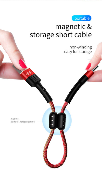Joyroom Portable Series Magnetic Short Cable 15cm S-M372 Micro USB - Red