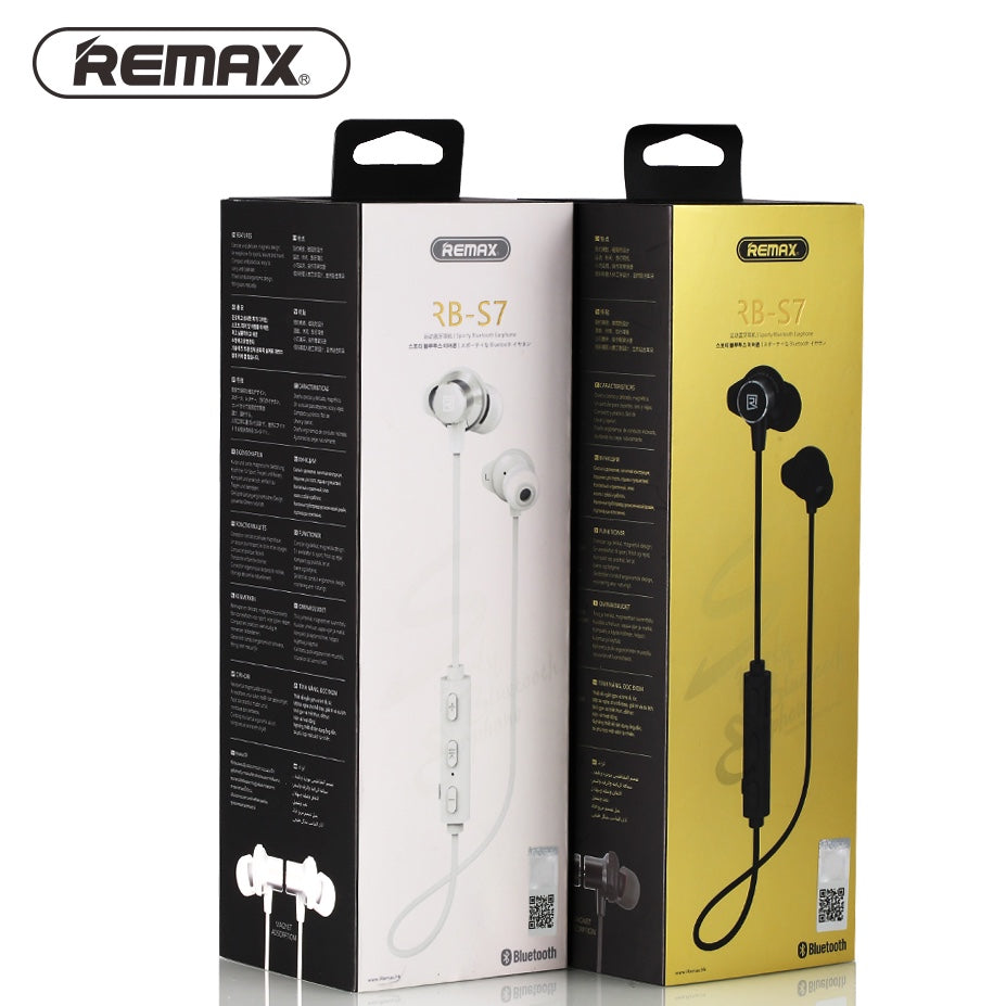 Remax RB-S7 Sporty Bluetooth Earphone - White