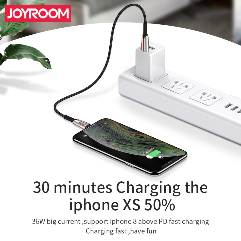 Joyroom Roma Series PD fast charging Cable 1.2M S-M417 1.2M - Black