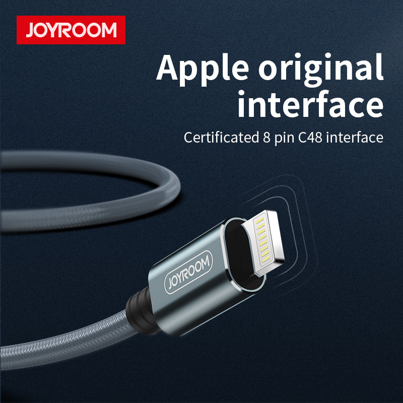 Joyroom Braided Data Cable S-M369 MFI - Gold