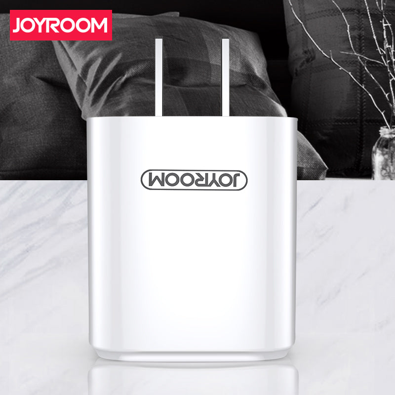 Joyroom Travel Charger L-M226 Single Charger 2.4A 2 USB - White