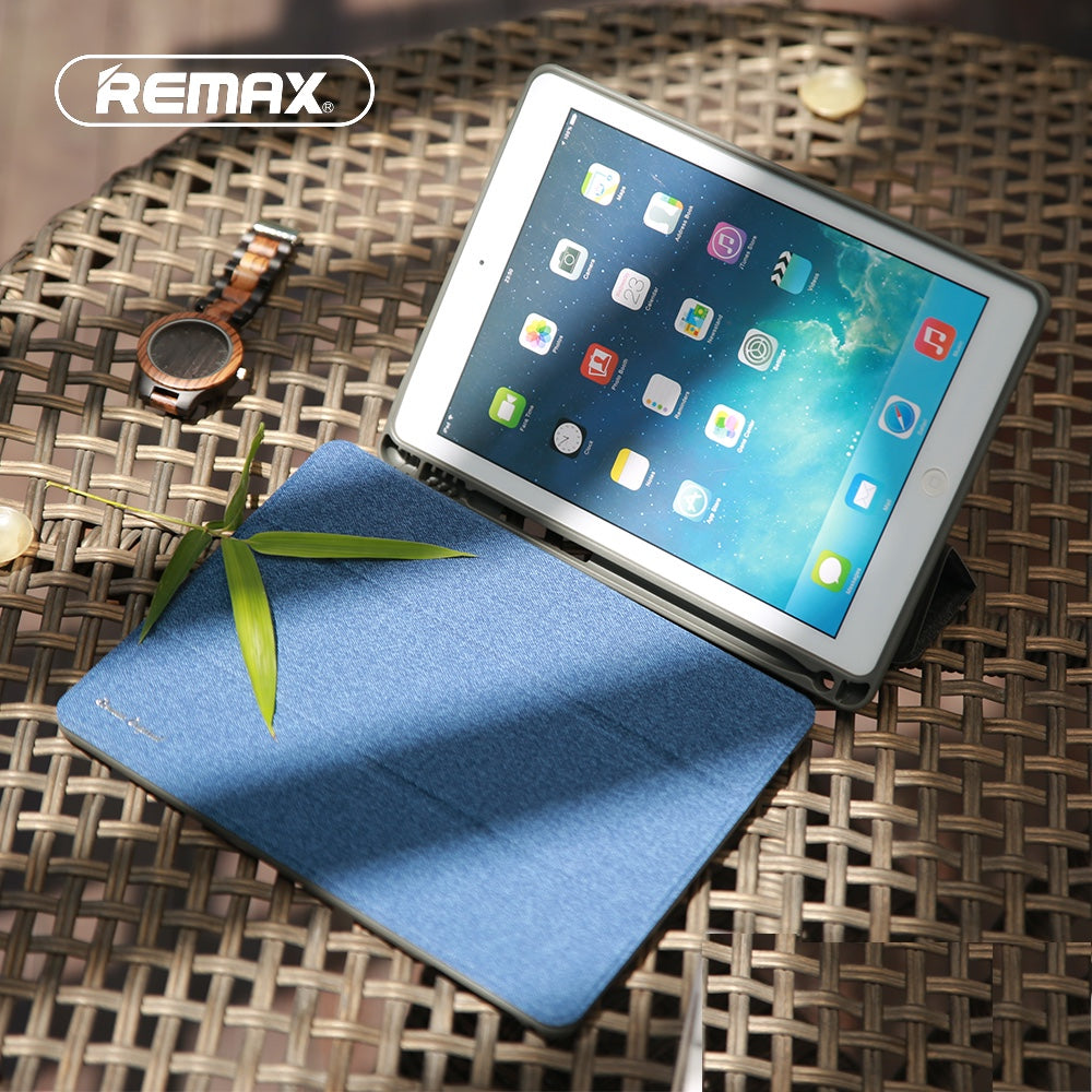 Remax Leather Case for 9.7-inch iPad PT-10 - Black