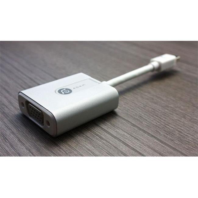 Adam Elements Mini DisplayPort MDP to VGA Adapter - Silver