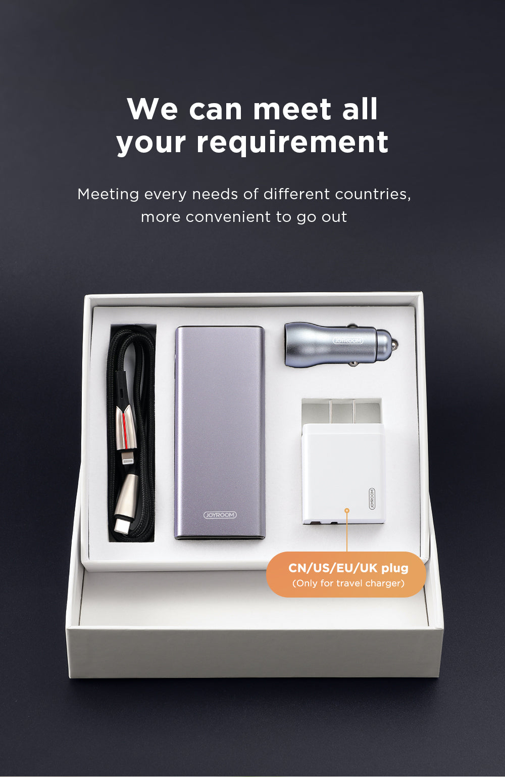 Joyroom Original Series Apple Super Charging Extreme Edition JR-PGTZ US Suit - Gray