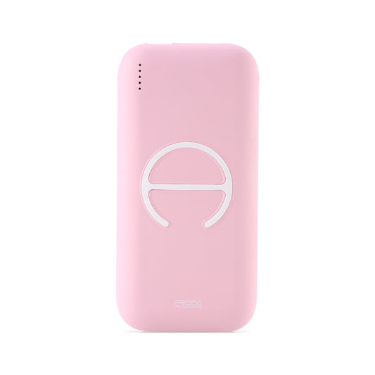 Proda Layter Wireless Charger Power Bank 10000 mAh PD-P06 - Pink