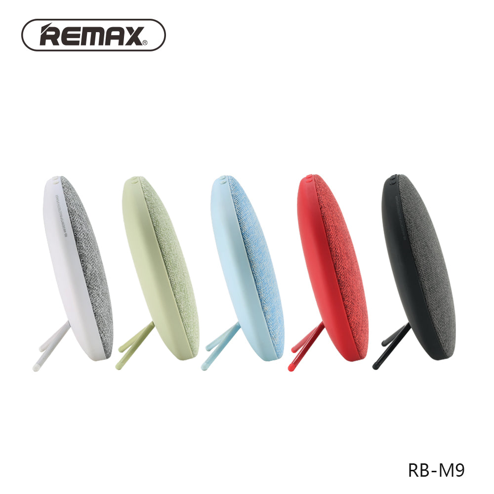 Remax Fabric Ultra Thin Portable Bluetooth Speaker RB-M9 - Red