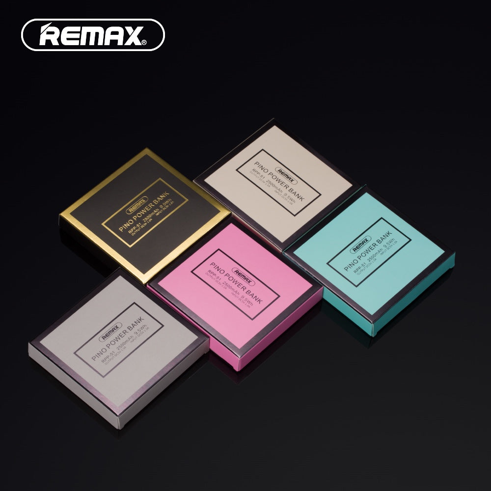 Remax 2500 mAh Pino Power Bank RPP-51 - Gray