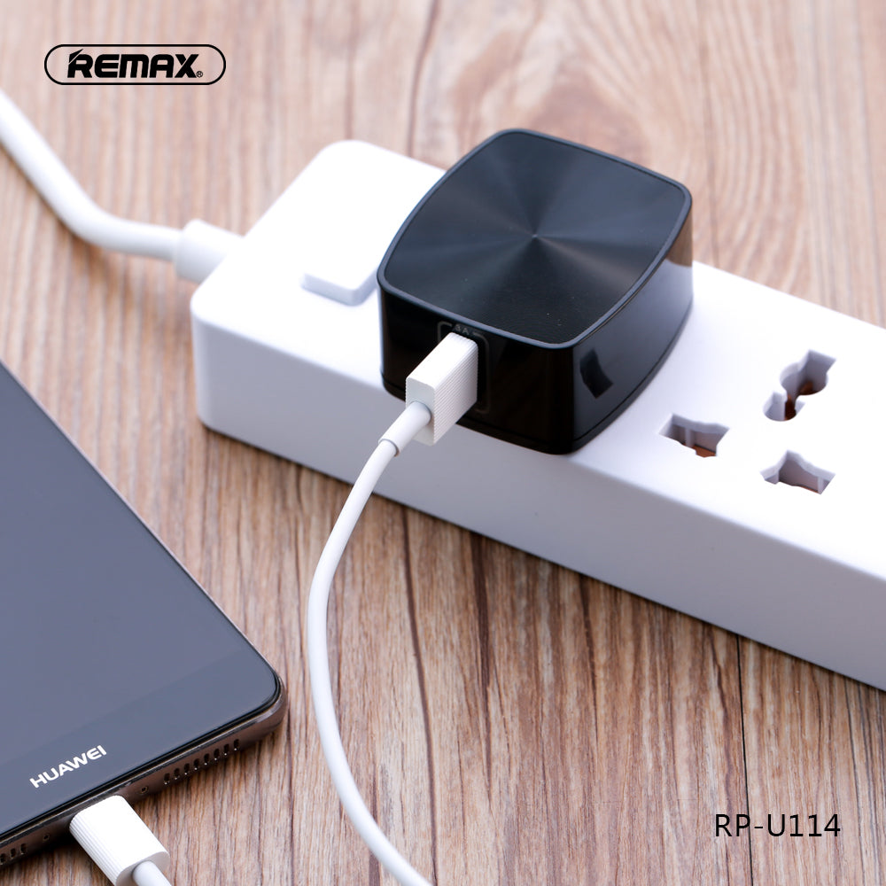 Remax 3.0A Single USB Quick Charger RP-U114 US - Black