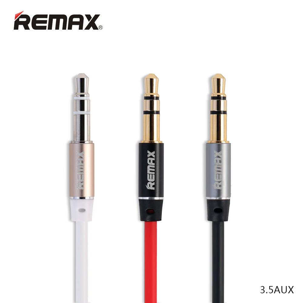 Remax 3.5mm Aux Jack Cable L100 1m - White