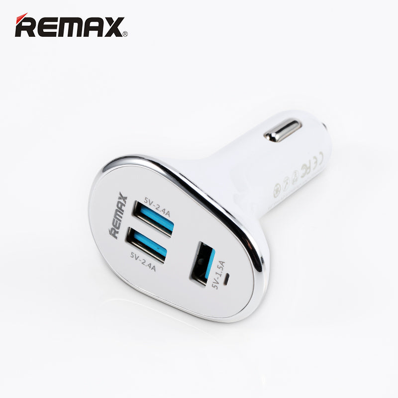 Remax 3USB 6.3A Car Charger RCC302 - Black