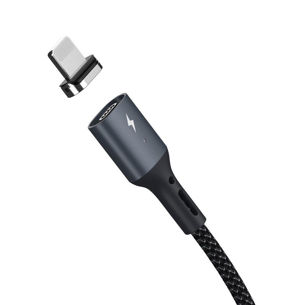 Remax Cigan Series 3.0A Powerful Magnet Connection Data Cable RC-156i Lightning - Black