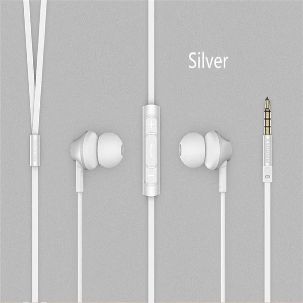 Remax Earphone RM-610D - Silver