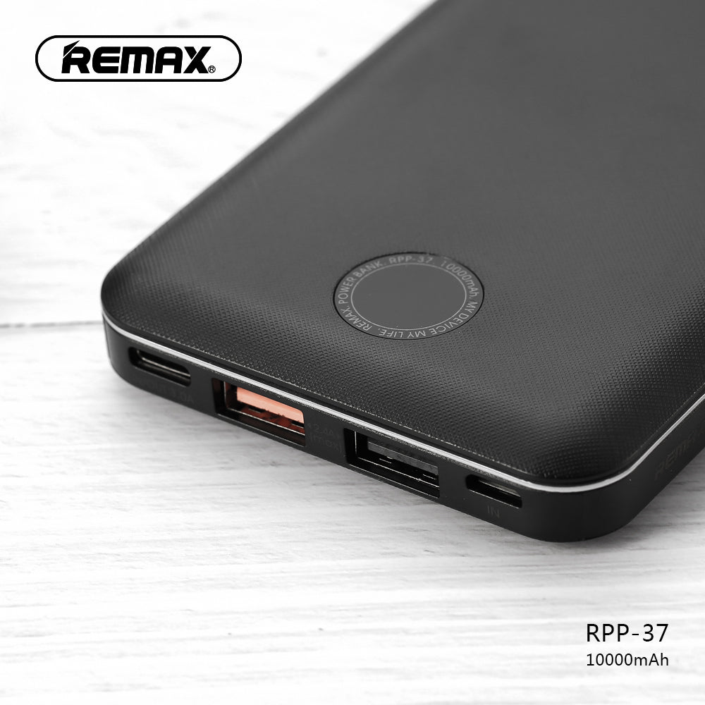 Remax Energy Eye Power Bank 10000 mAh RPP-37 Quick Charge - Black