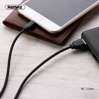 Remax Fast Charging Data Cable RC-134m Micro USB - Black