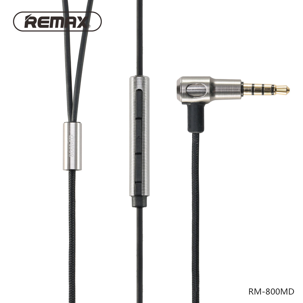 Remax Hybrid Earphone RM-800MD - Black