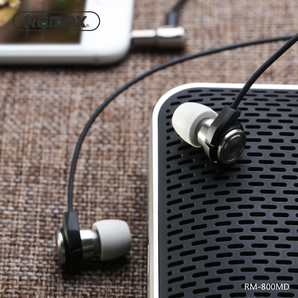 Remax Hybrid Earphone RM-800MD - Black