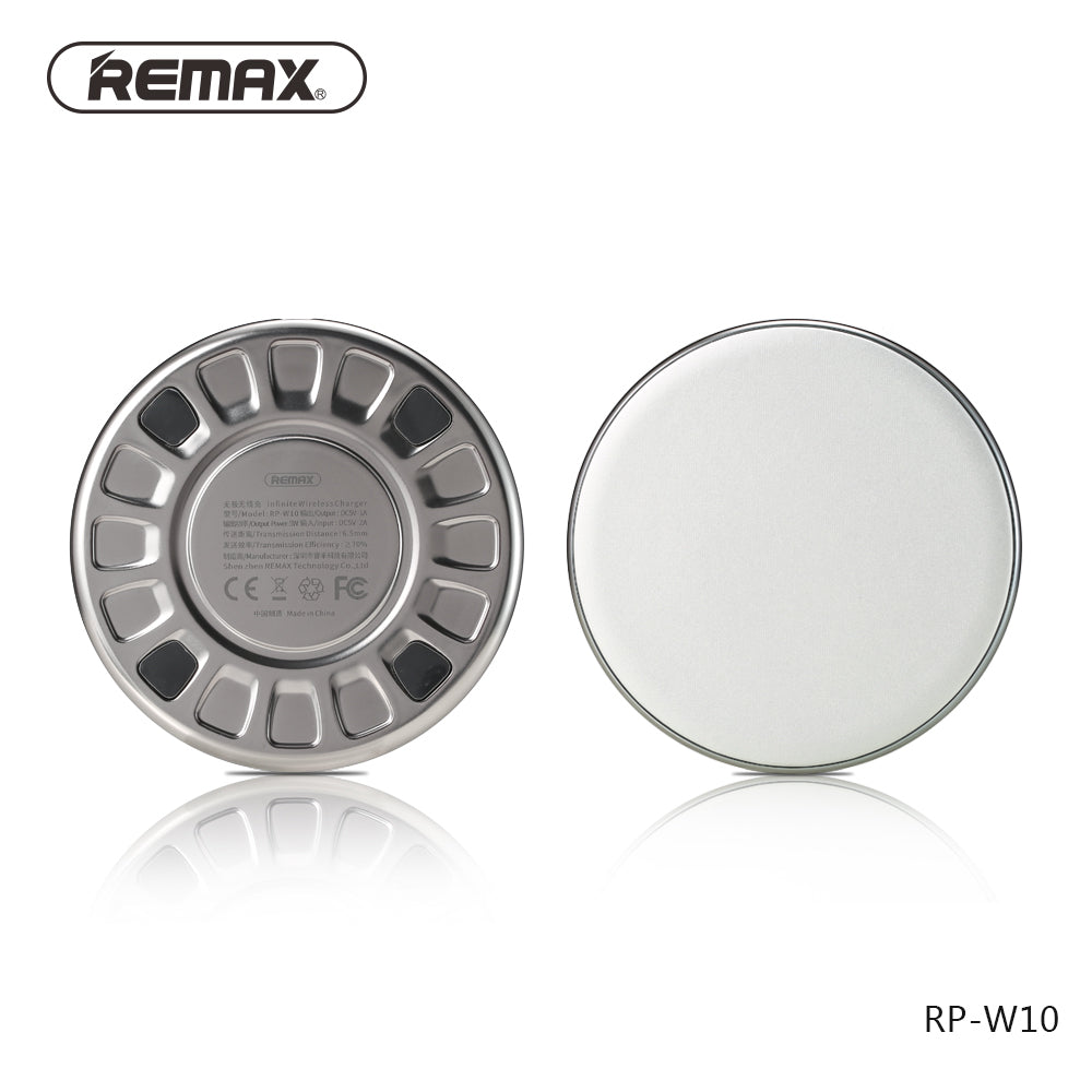Remax Infinite Wireless Charger RP-W10 Silver