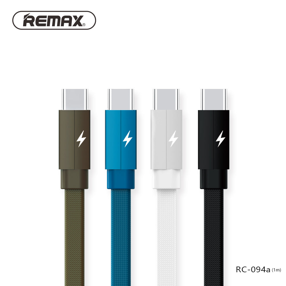 Remax Kerolla Data Cable USB to Type-C RC-094a 1M - Blue