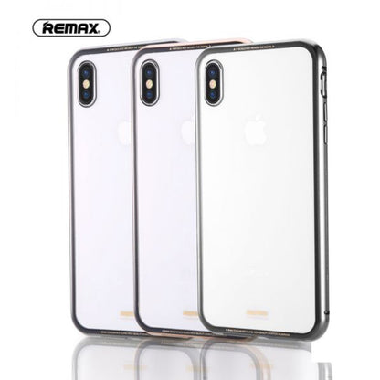 Remax Magnets Pro series 360¬¨¬®‚Äö√†√ª protection Set Screen Protector + phone Case RM-1672 for iPhone X/XS - Gray