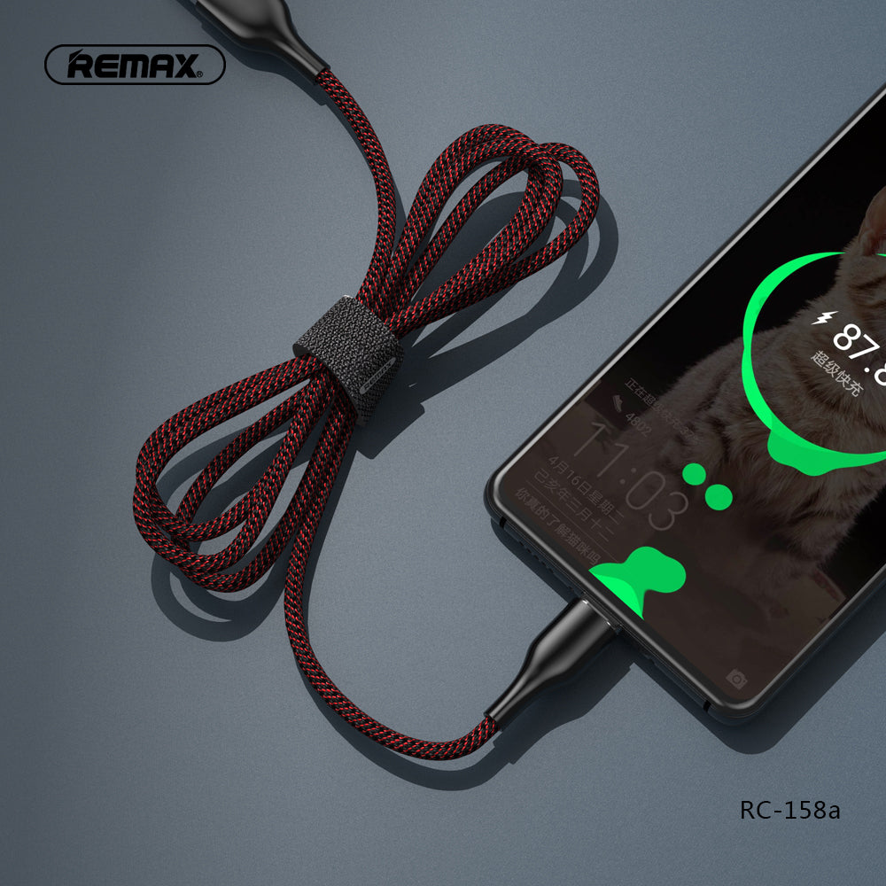 Remax Magnets Series 3.0A Data Cable Lightning RC-158i - Black
