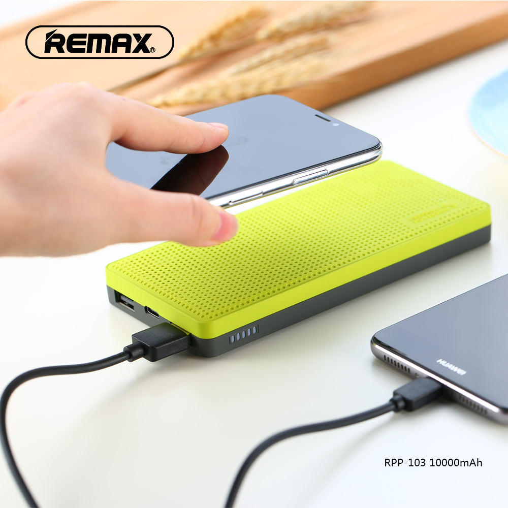 Remax Miles series Wireless Power Bank 10000 mAh RPP-103 - Black