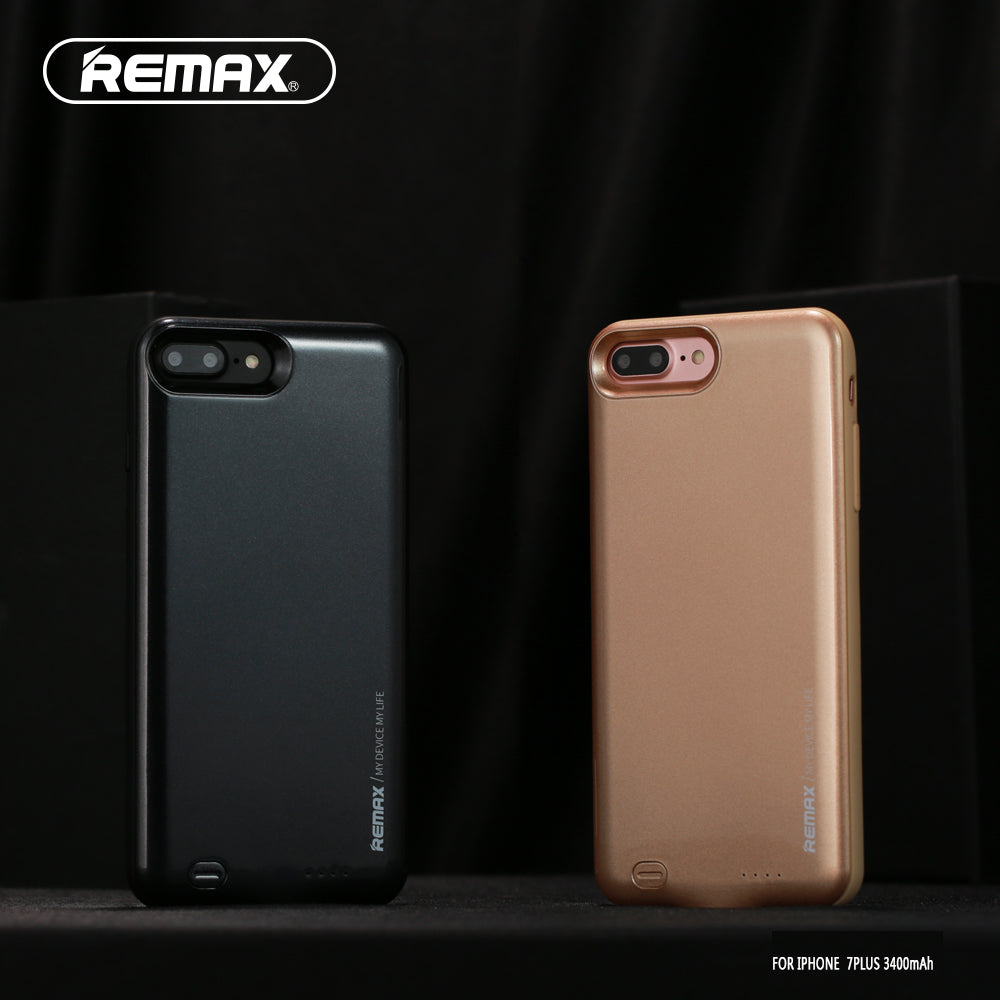 Remax Penen Rechargeable Battery Case for iPhone 7 Plus 3400 mAh - Black