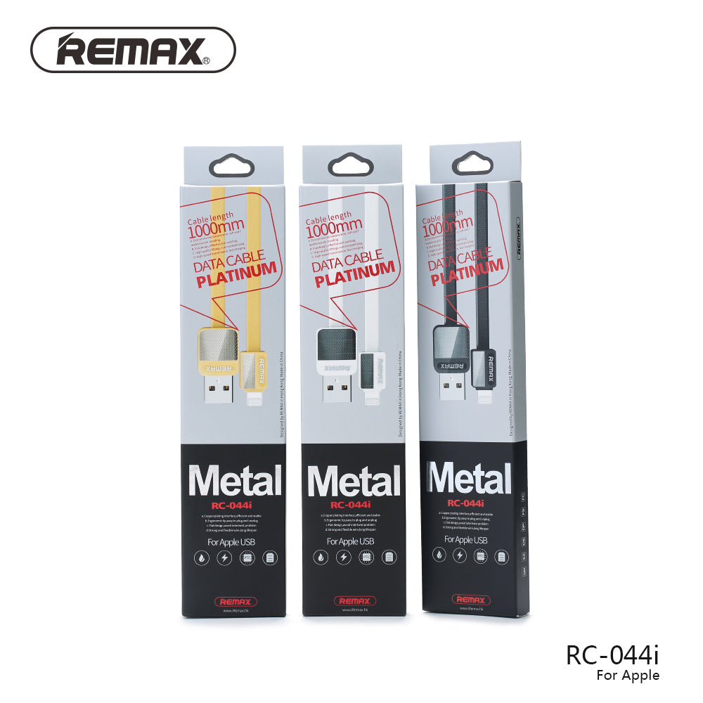 Remax Platinum Lightning Cable RC-044i - Gold