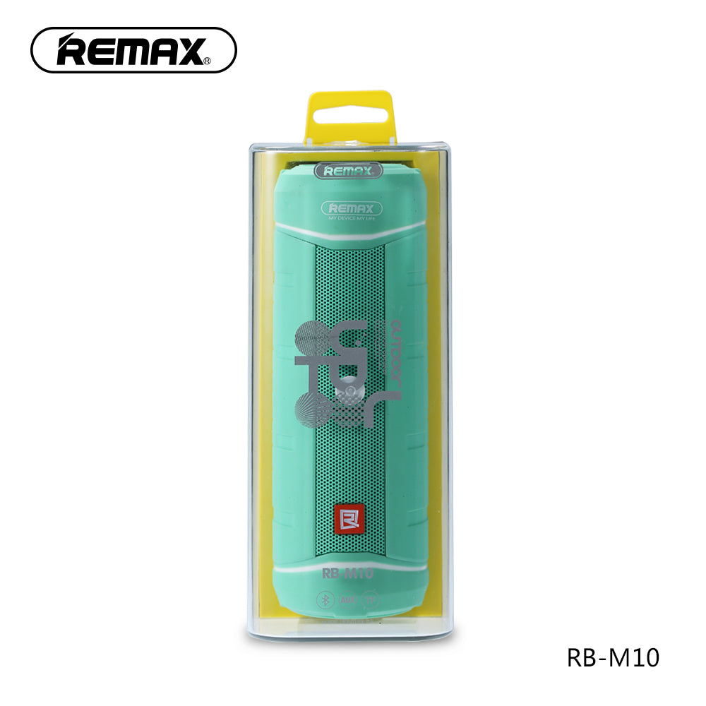 Remax RB-M10 Portable Bluetooth Speaker Support TF card and AUX-in - Yellow