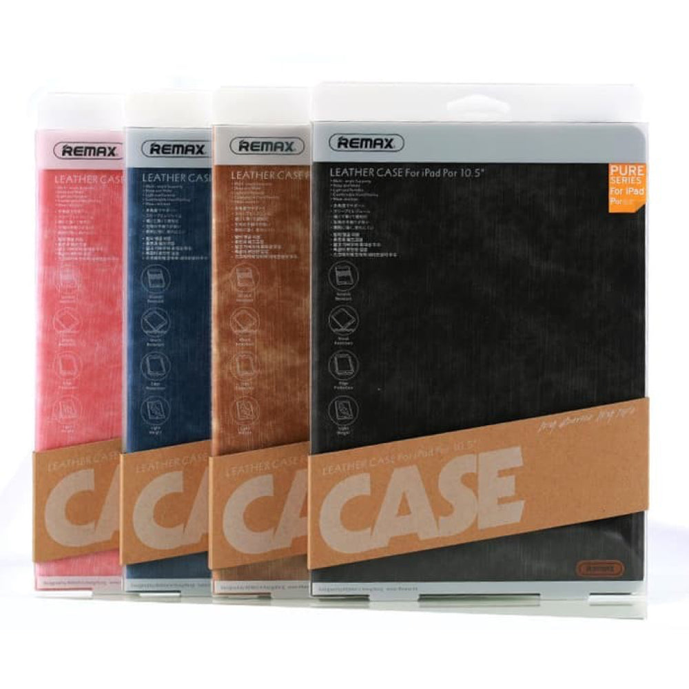 Remax Pure Series Case PT-09 for iPad 9.7-inch (Leather Case) - Gray
