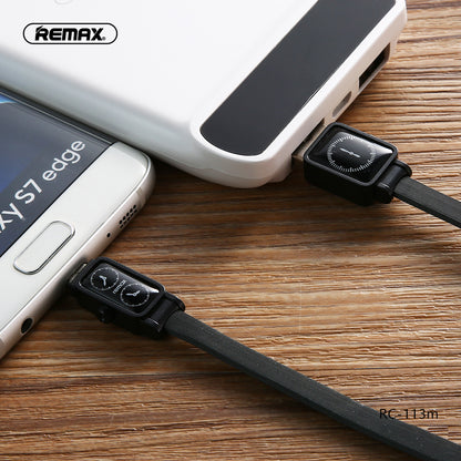 Remax Watch Data Cable for Micro USB RC-113m Silver