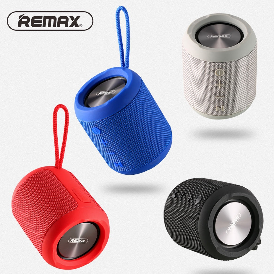 Remax RB-M21 Portable Bluetooth Speaker Support TF card, FM and AUX-in - Black