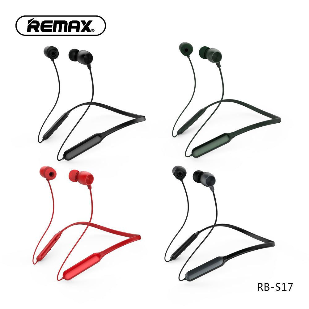 Remax Bluetooth Neckband Sports Headset RB-S17 - Black