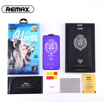 Remax Emperor Series 9D Anti Blue-ray Tempered Glass GL-32 iPhone X - Black