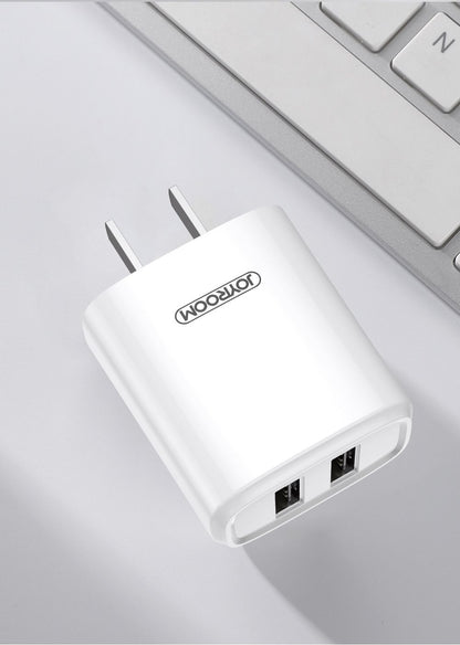 Joyroom Travel Charger L-M226 Single Charger 2.4A 2 USB - White