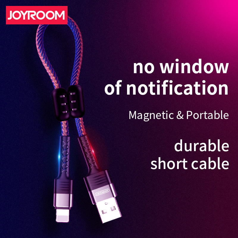 Joyroom Portable Series Magnetic Short Cable 15cm S-M372 Lightning - Red