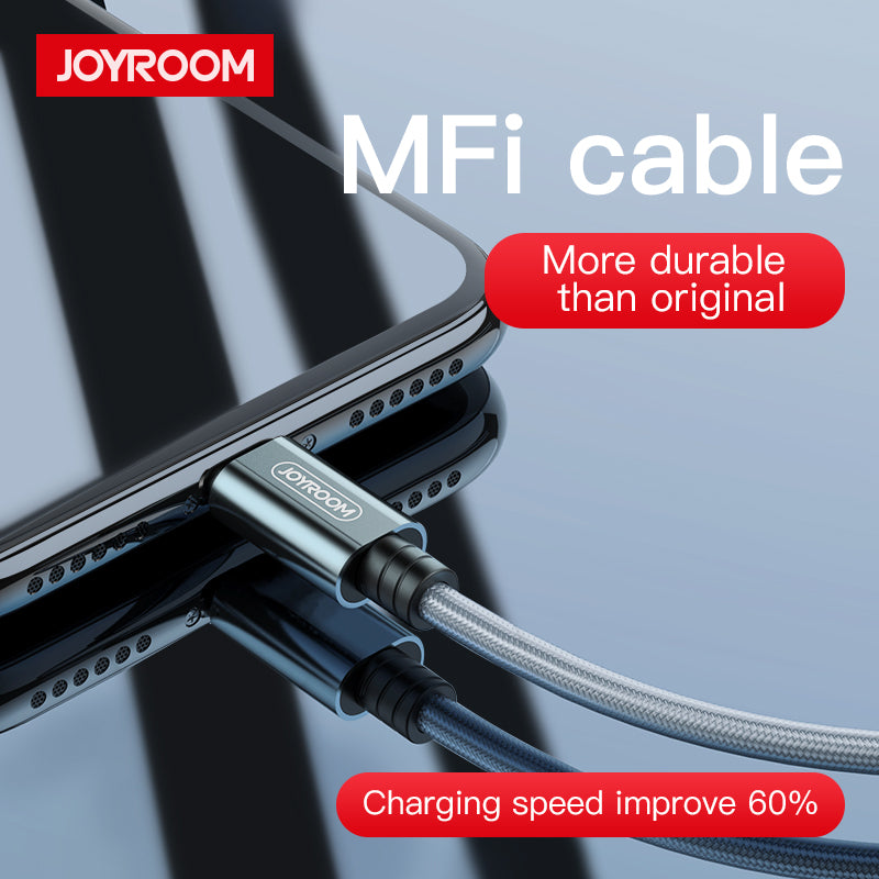 Joyroom Braided Data Cable S-M369 MFI - Gold