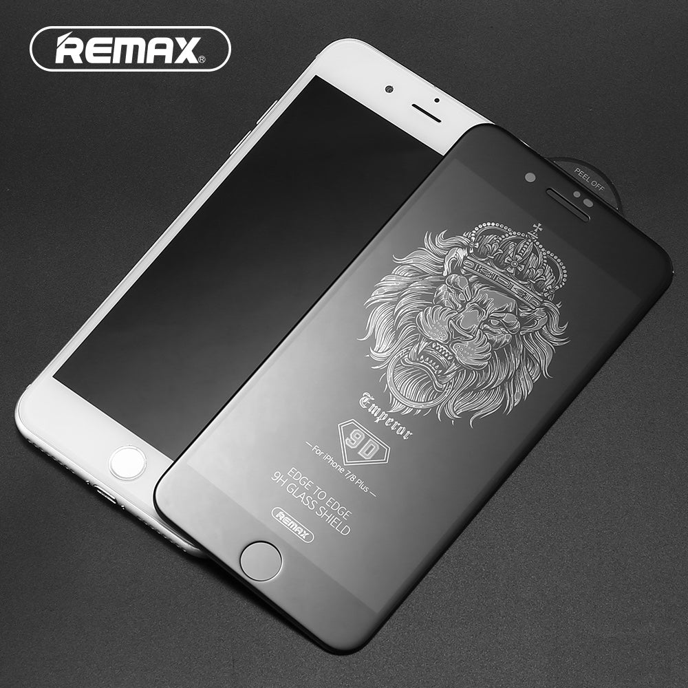 Remax Emperor Series 9D Tempered Glass GL-32 for iPhone 7/8 Plus - Black