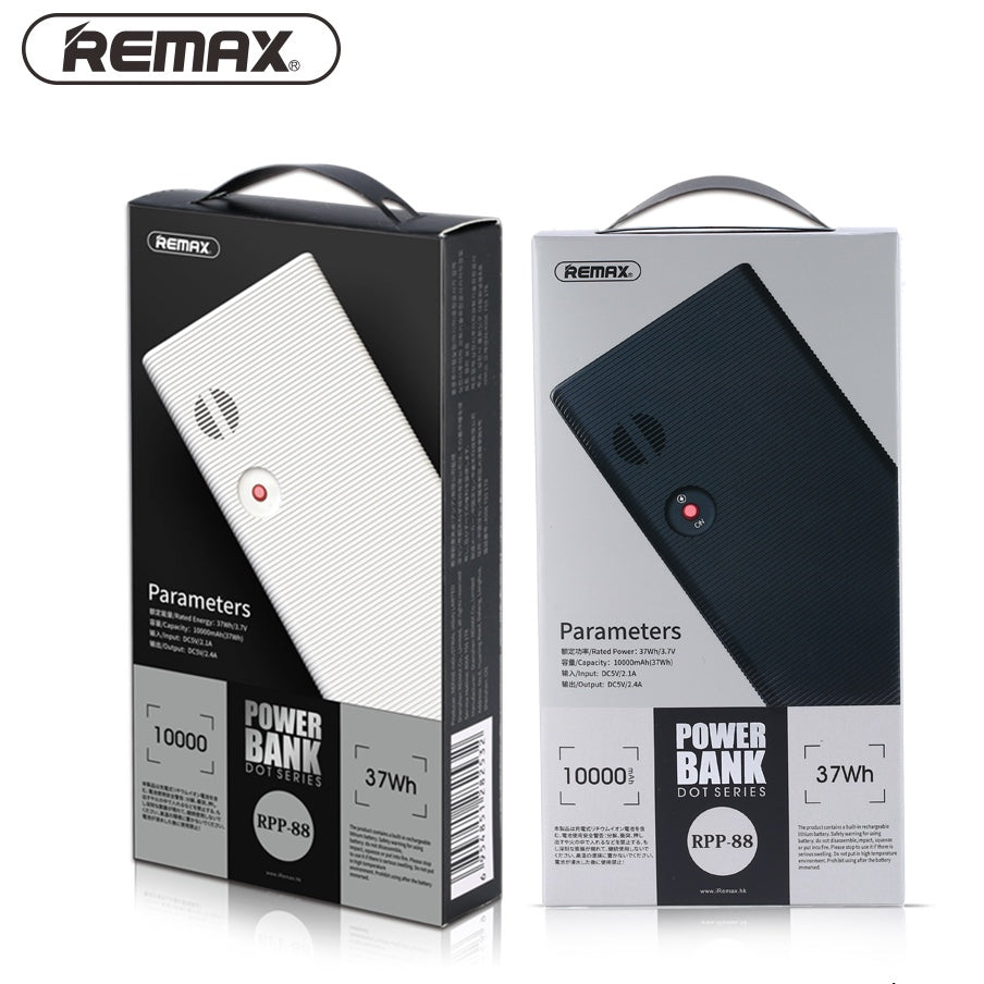 Remax Dot series Power Bank 10000 mAh RPP-88 - Black