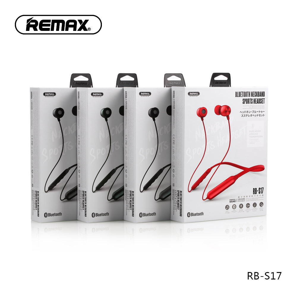 Remax Bluetooth Neckband Sports Headset RB-S17 dark - Green