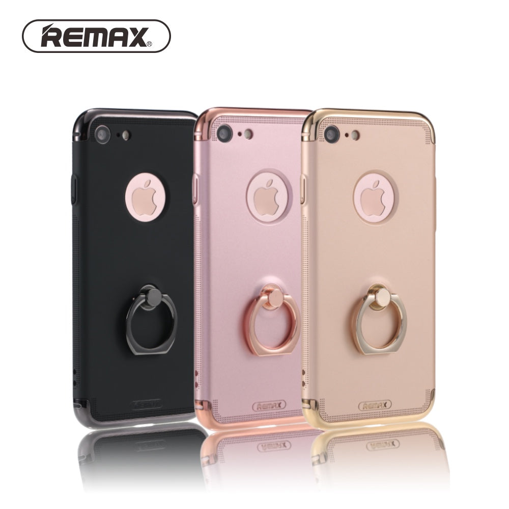 Remax Lock Creative Case for iPhone 7 Plus with Ring - Gold