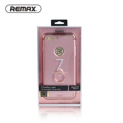 Remax Lock Creative Case for iPhone 7 Plus with Ring - Gold