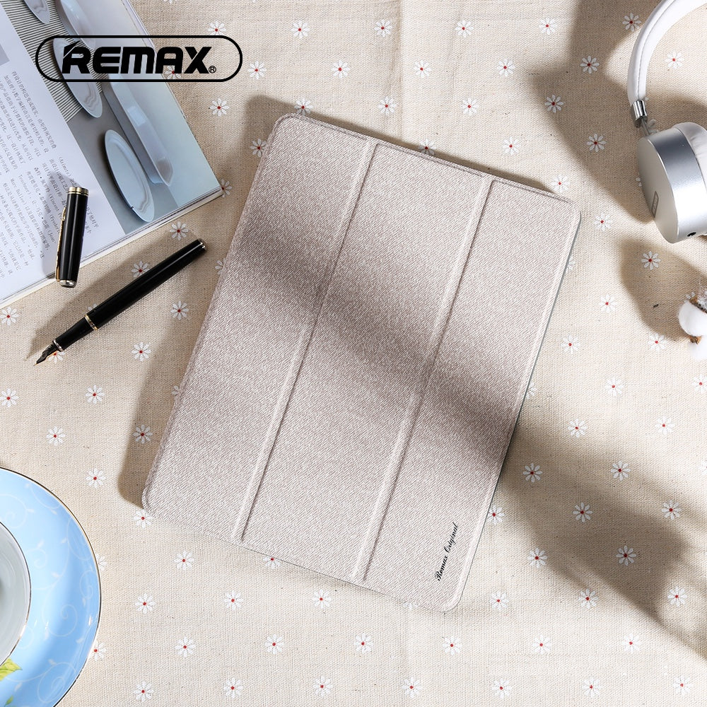 Remax Leather Case for 9.7-inch iPad PT-10 - Beige