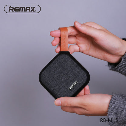 Remax RB-M15 Portable Fabric Bluetooth Speaker support TF Card playing - Red