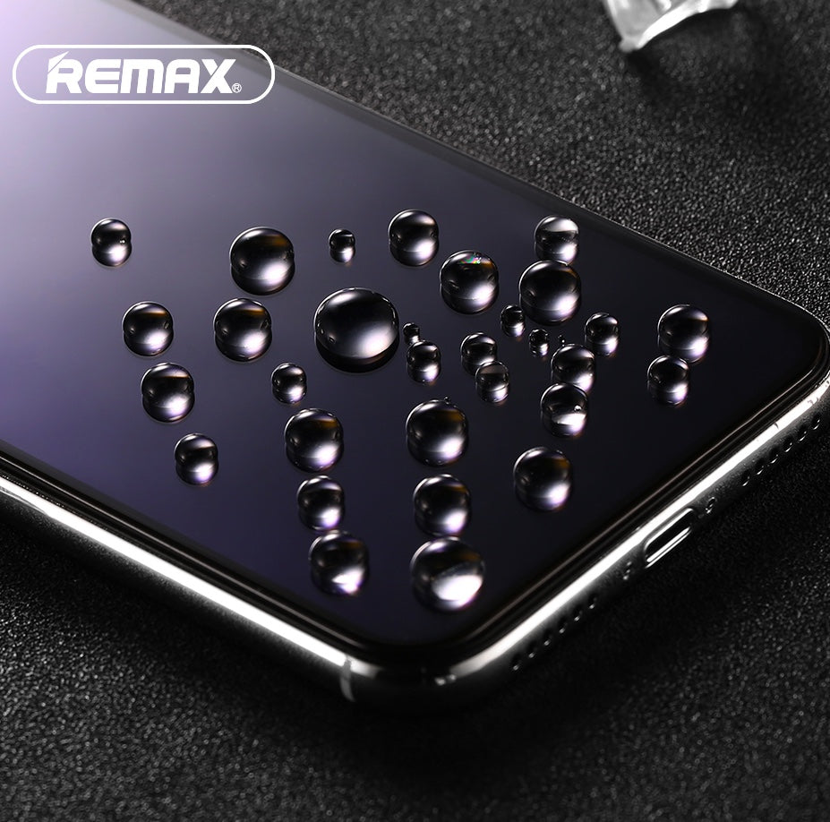 Remax Emperor Series 9D Anti Blue-ray Tempered Glass GL-34 for iPhone XS Max - Black