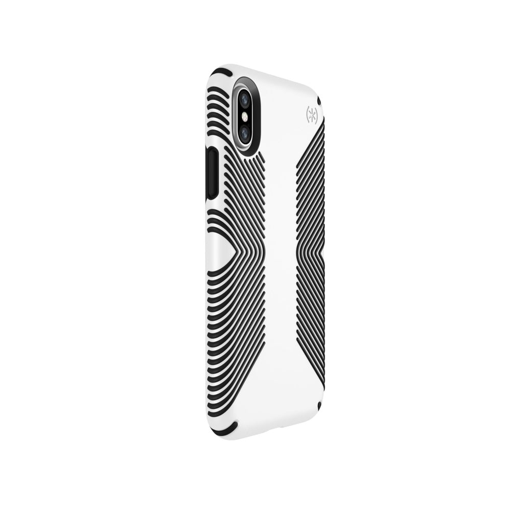 Speck (Apple Exclusive) Presidio Grip Case for iPhone X - White/Black