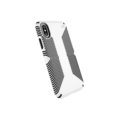 Speck (Apple Exclusive) Presidio Grip Case for iPhone X - White/Black