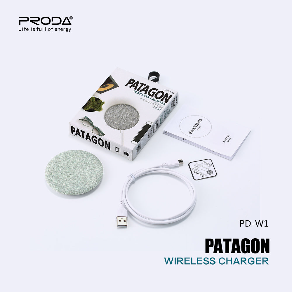 Proda Patagon Wireless Charger PD-W1 Light - Gray