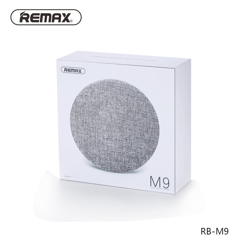 Remax Fabric Ultra Thin Portable Bluetooth Speaker RB-M9 - White